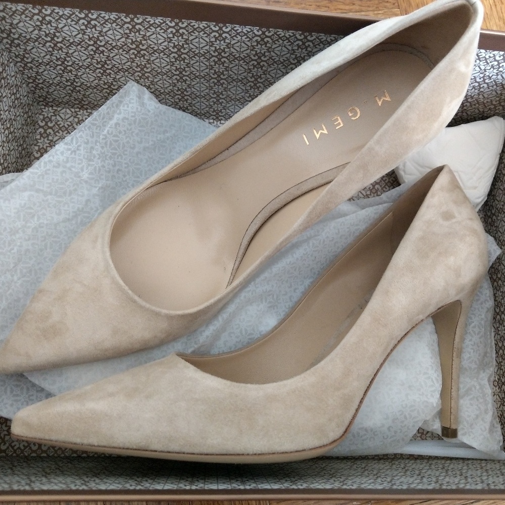M Gemi Esatto 90mm Sand suede